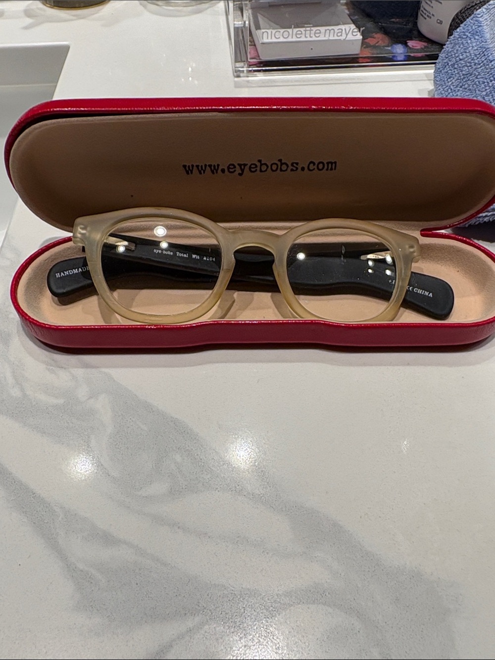Eyebobs Matte Yellow Oval Reading Glasses